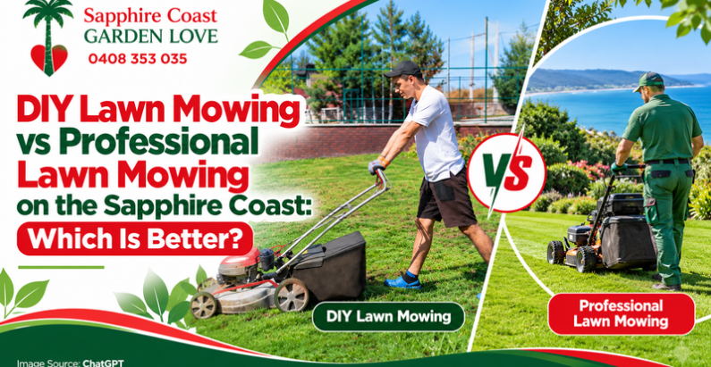 DIY Lawn Mowing vs Professional Lawn Mowing on the Sapphire Coast: Which Is Better?
